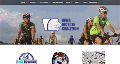 Desktop Screenshot of iowabicyclecoalition.org